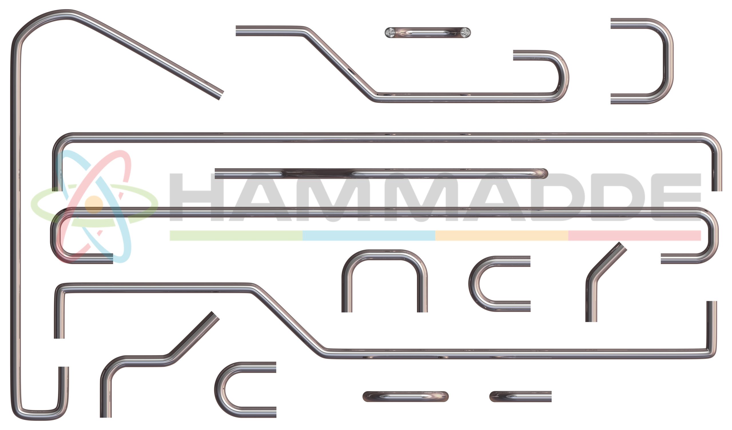 Handrail pipes