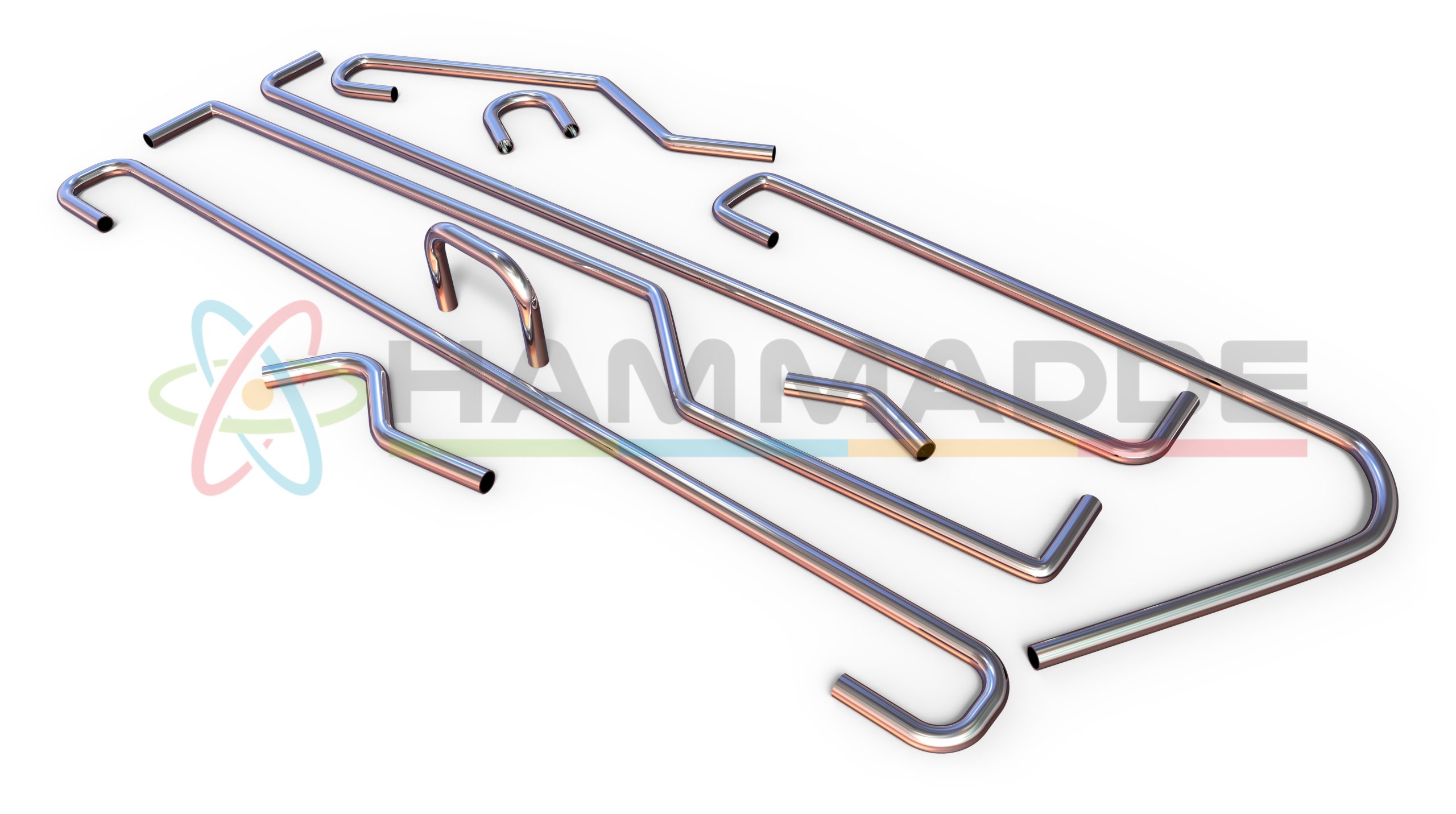 Handrail pipes